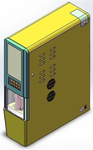 陕西旅游大巴车载自助咖啡奶茶果汁豆浆机 电池供电 微信支付宝扫码支付